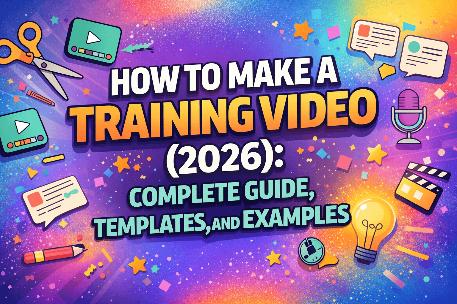 How to Make a Training Video (2026): Complete Guide, Templates, and Examples