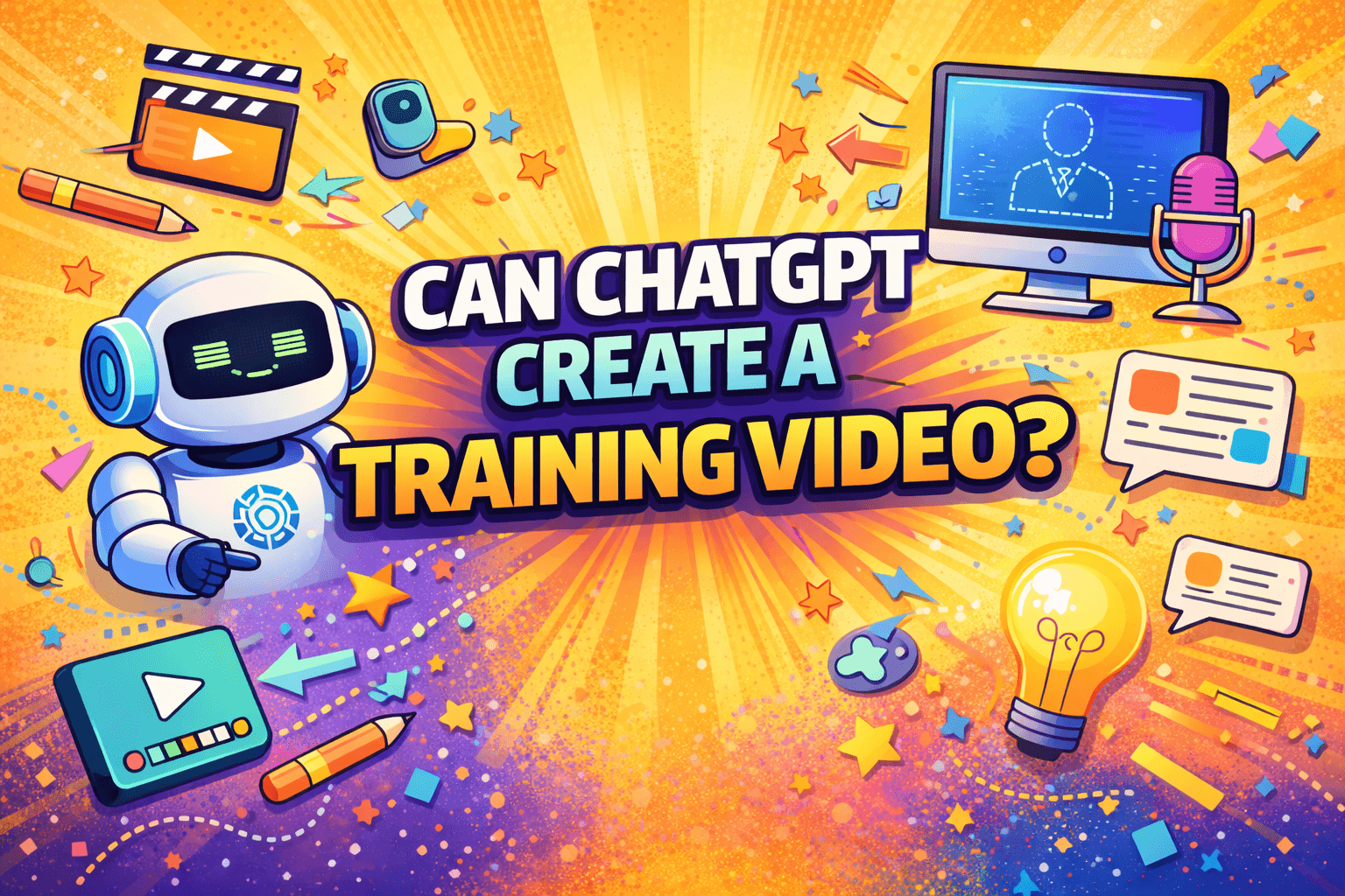 Can ChatGPT Create a Training Video?