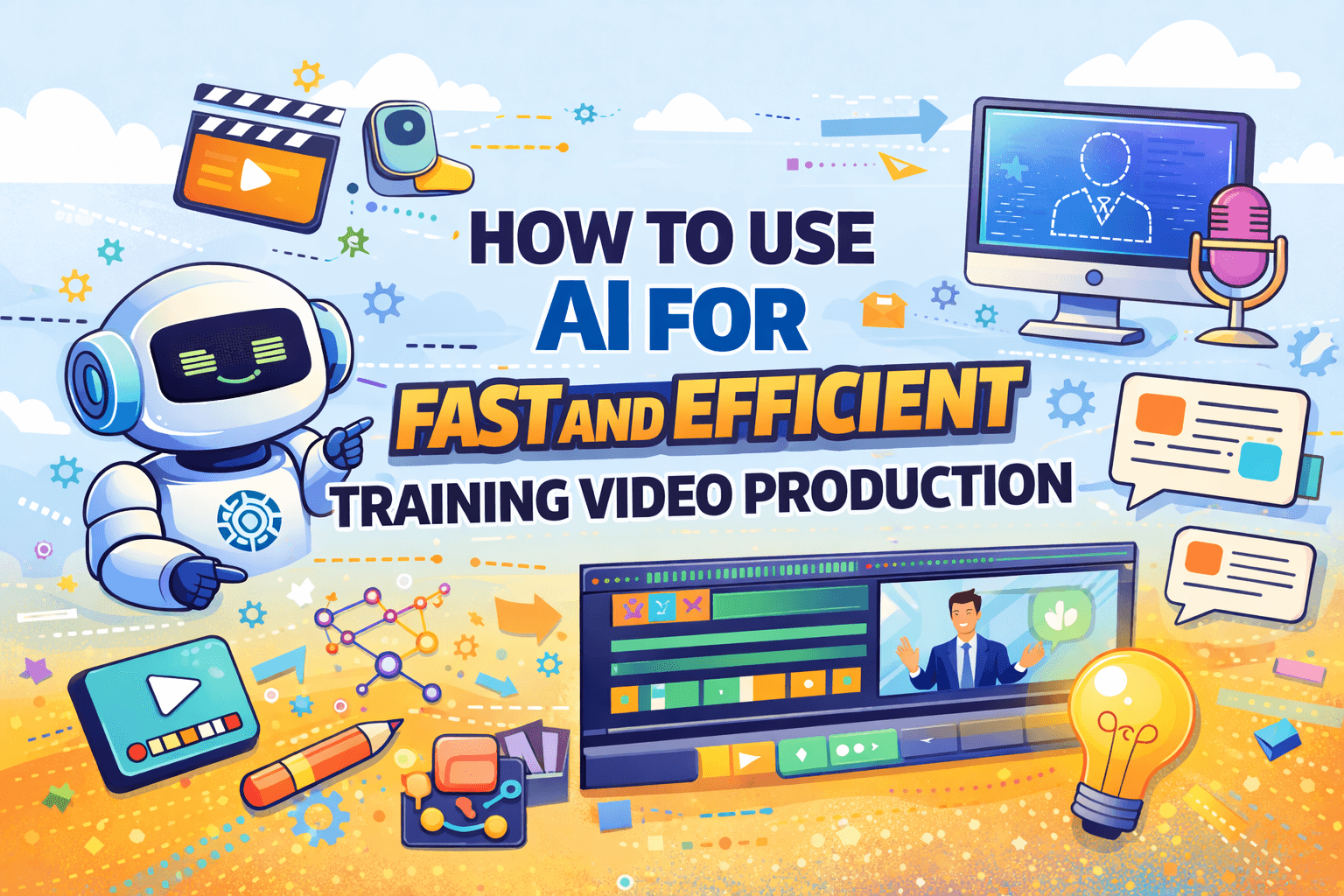 How to Use AI for Fast and Efficient Training Video Production