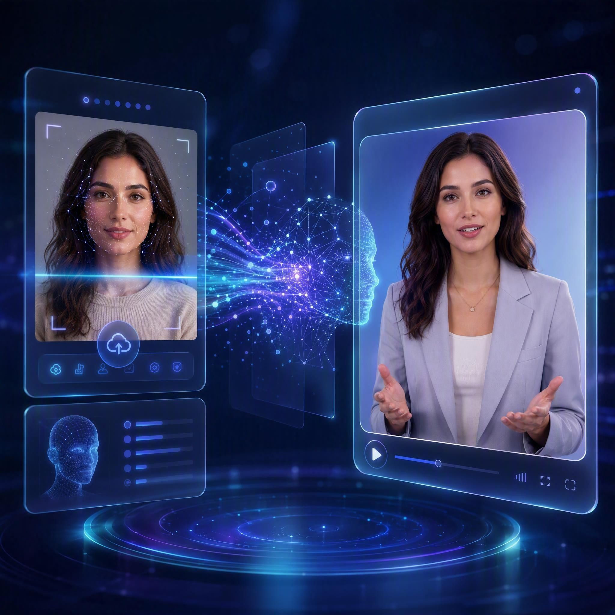 Avatares de Humanos Digitais Personalizados