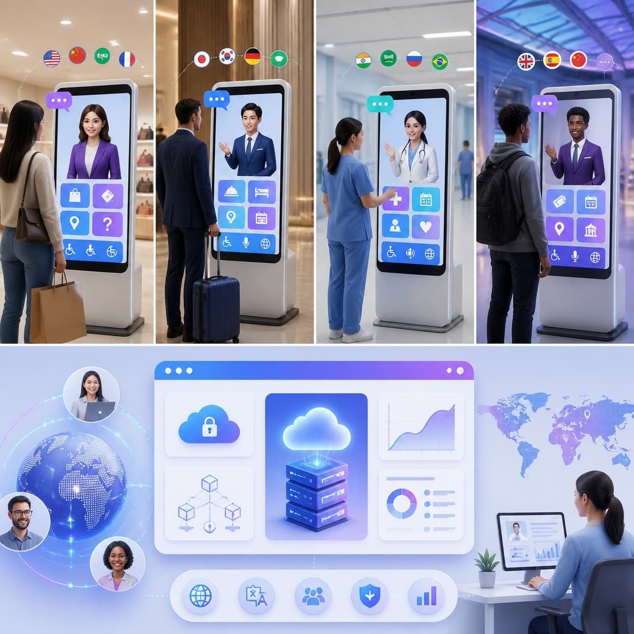 Interactive kiosk assistant