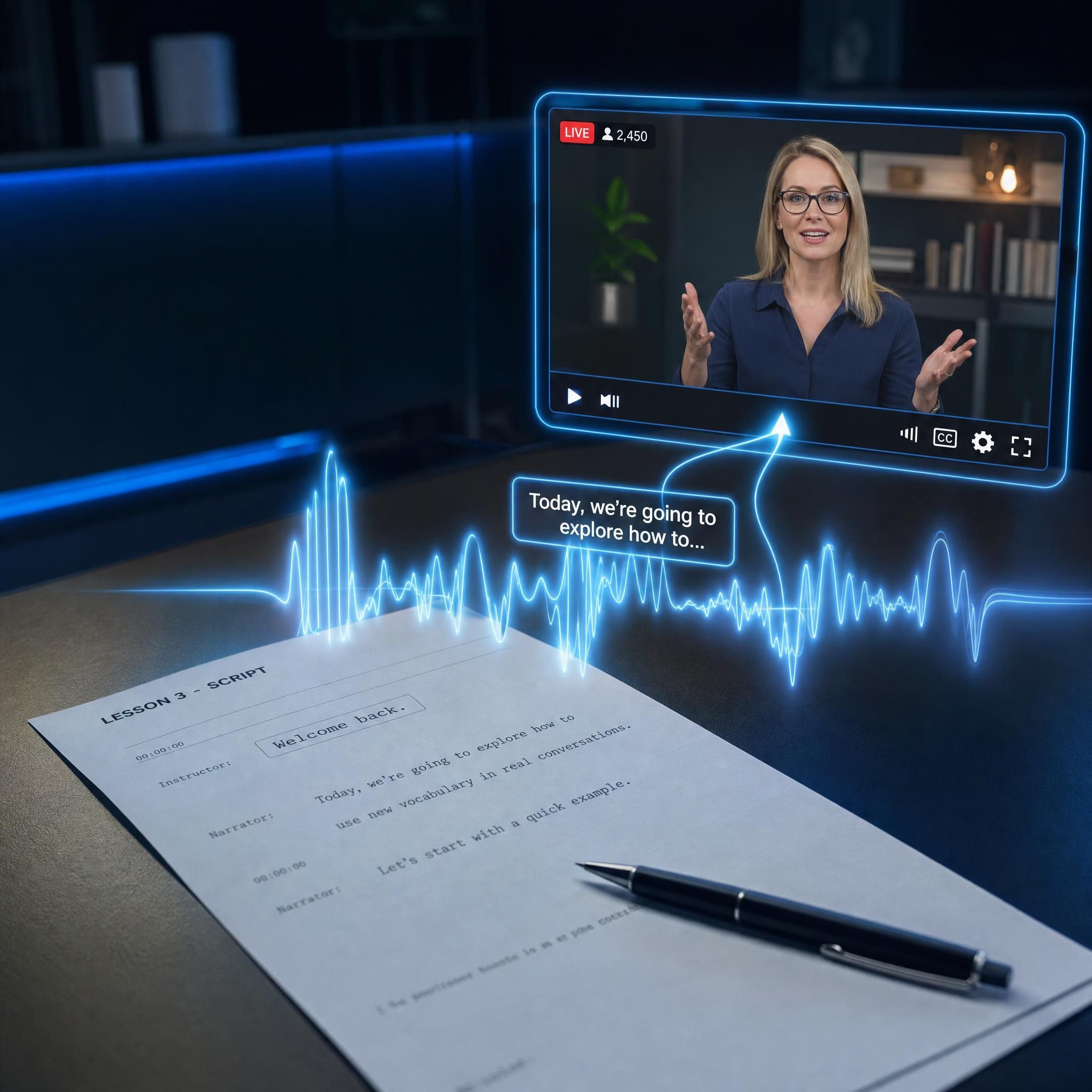 Scripts to Educational Videos