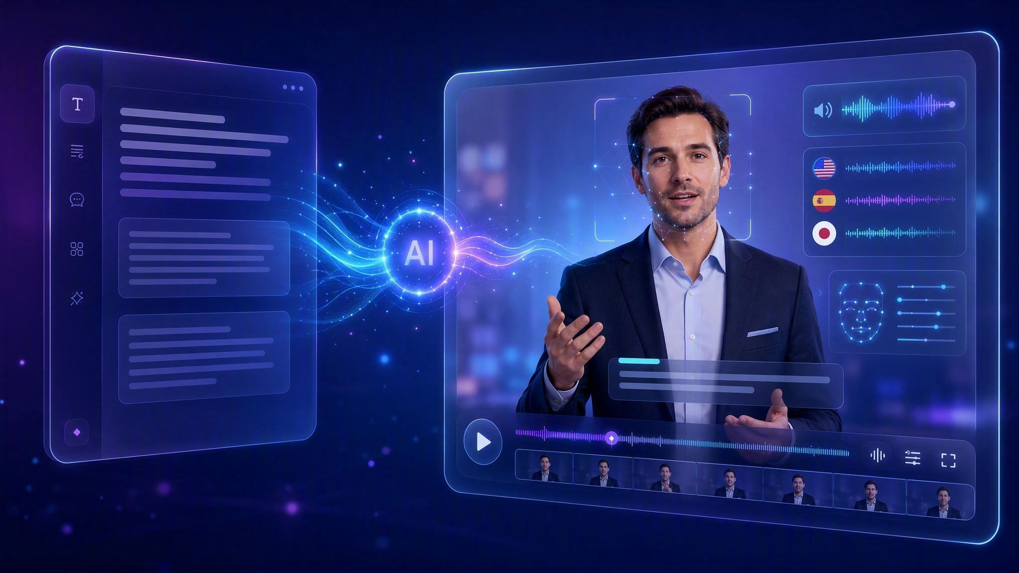 Transforme Texto em um Vídeo de Humano Digital com IA