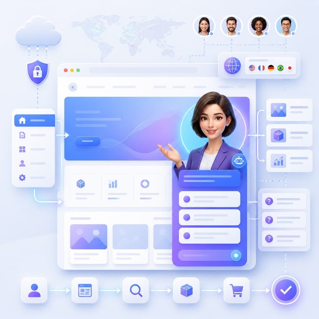 Website greeter & guide
