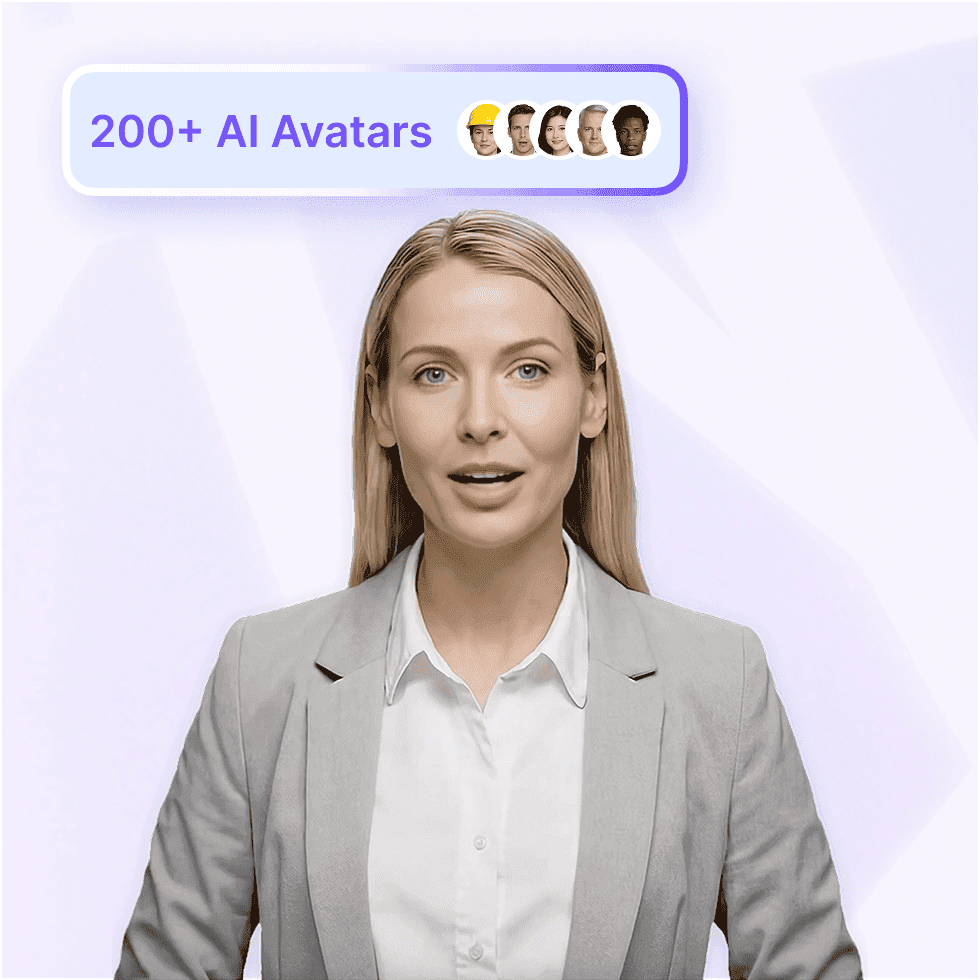 200+ Diverse AI Avatars