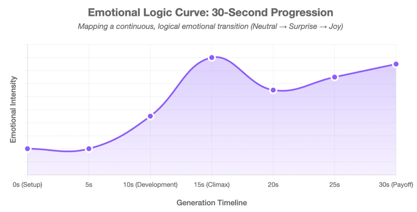 Emotional Logic Curve: 30-Second Progression