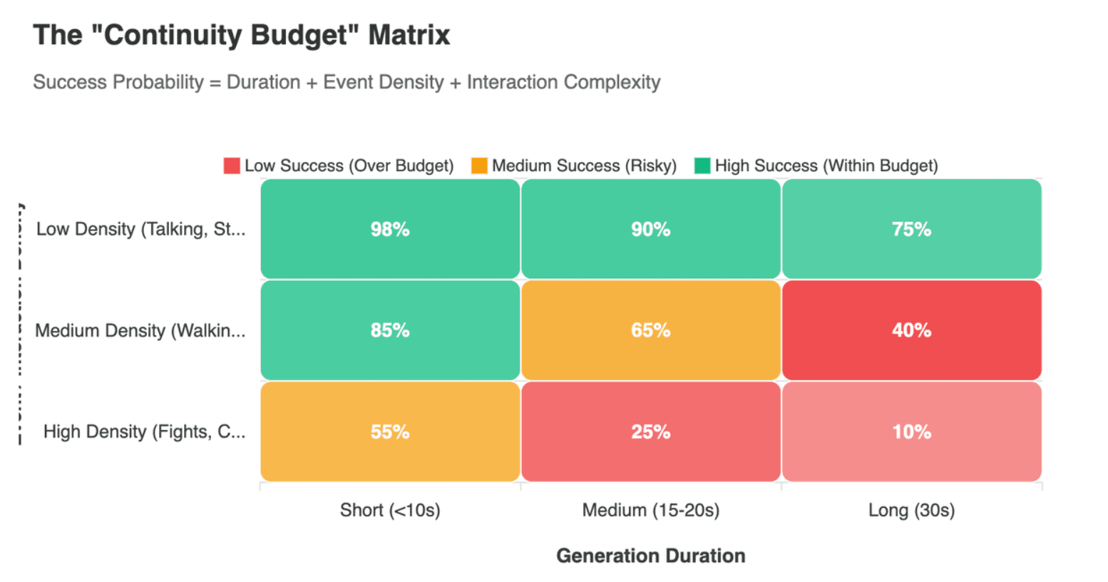 The "Continuity Budget" Matrix